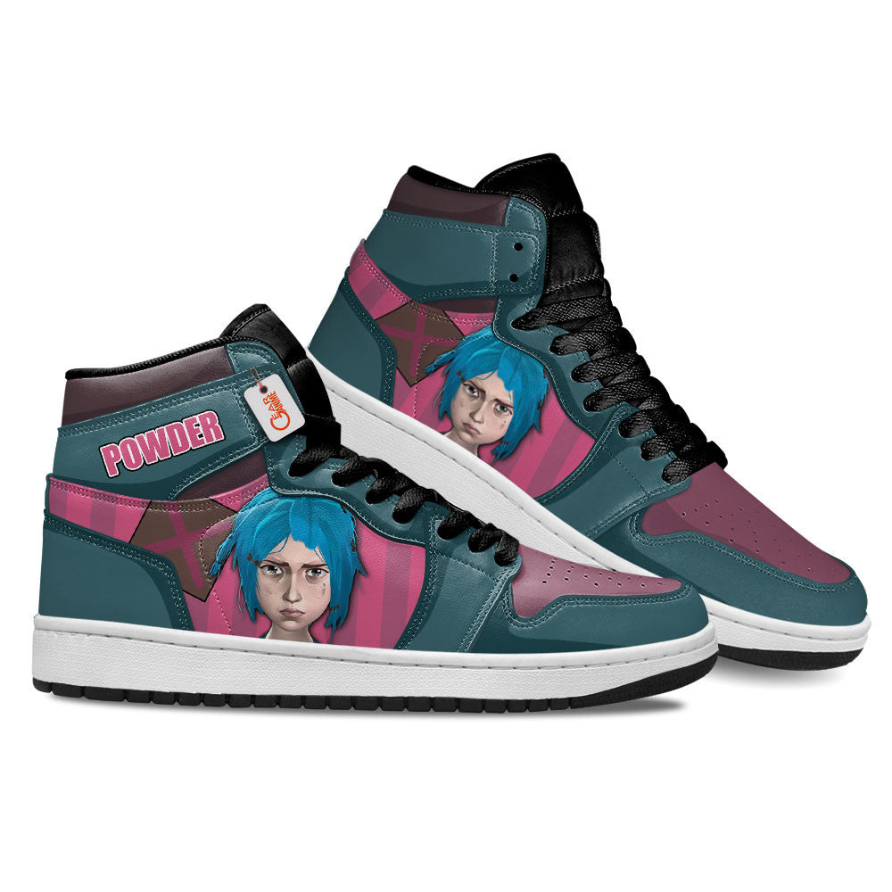 Arcane Powder Jinx High-Top Sneakers Custom