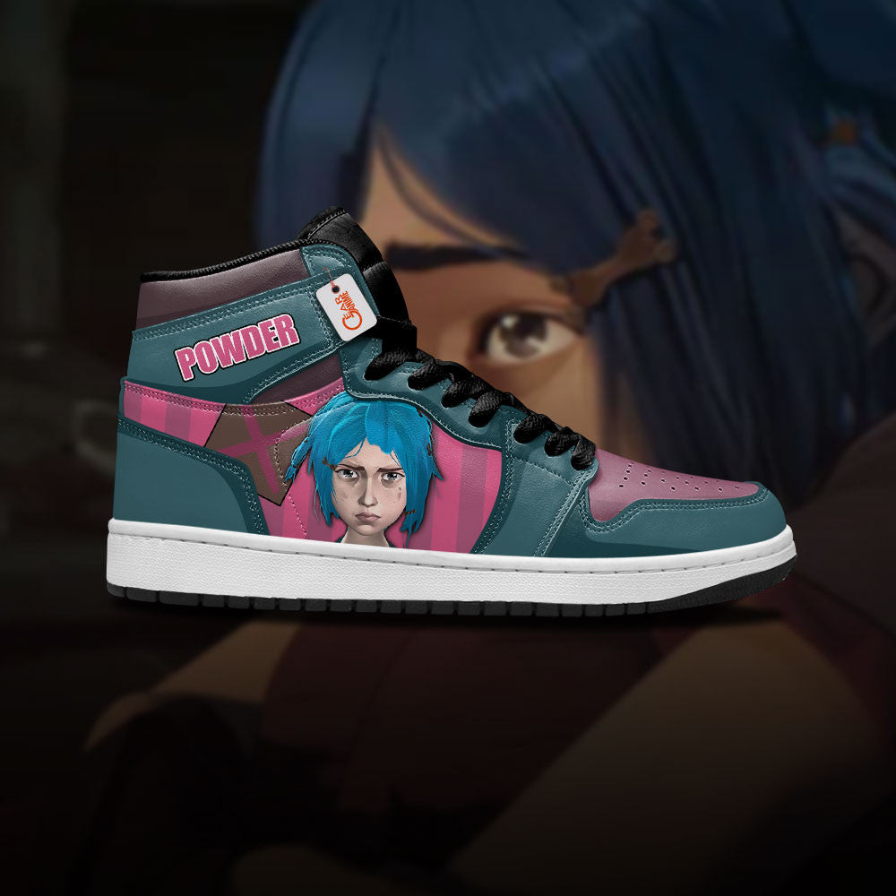 Arcane Powder Jinx High-Top Sneakers Custom