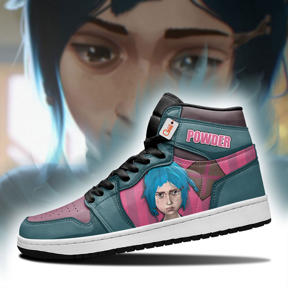 Arcane Powder Jinx High-Top Sneakers Custom