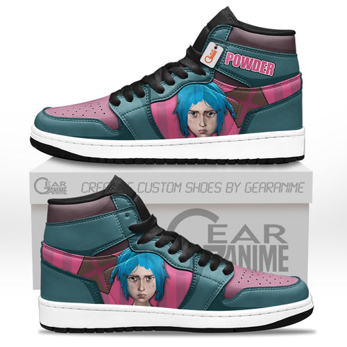 Arcane Powder Jinx High-Top Sneakers Custom