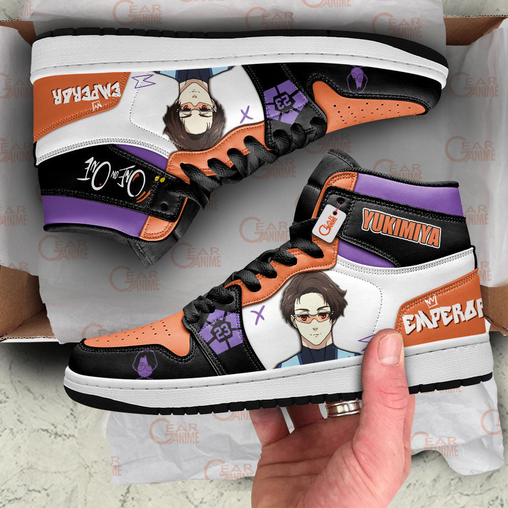 Kenyu Yukimiya Custom High-Top Sneakers - Personalized Name