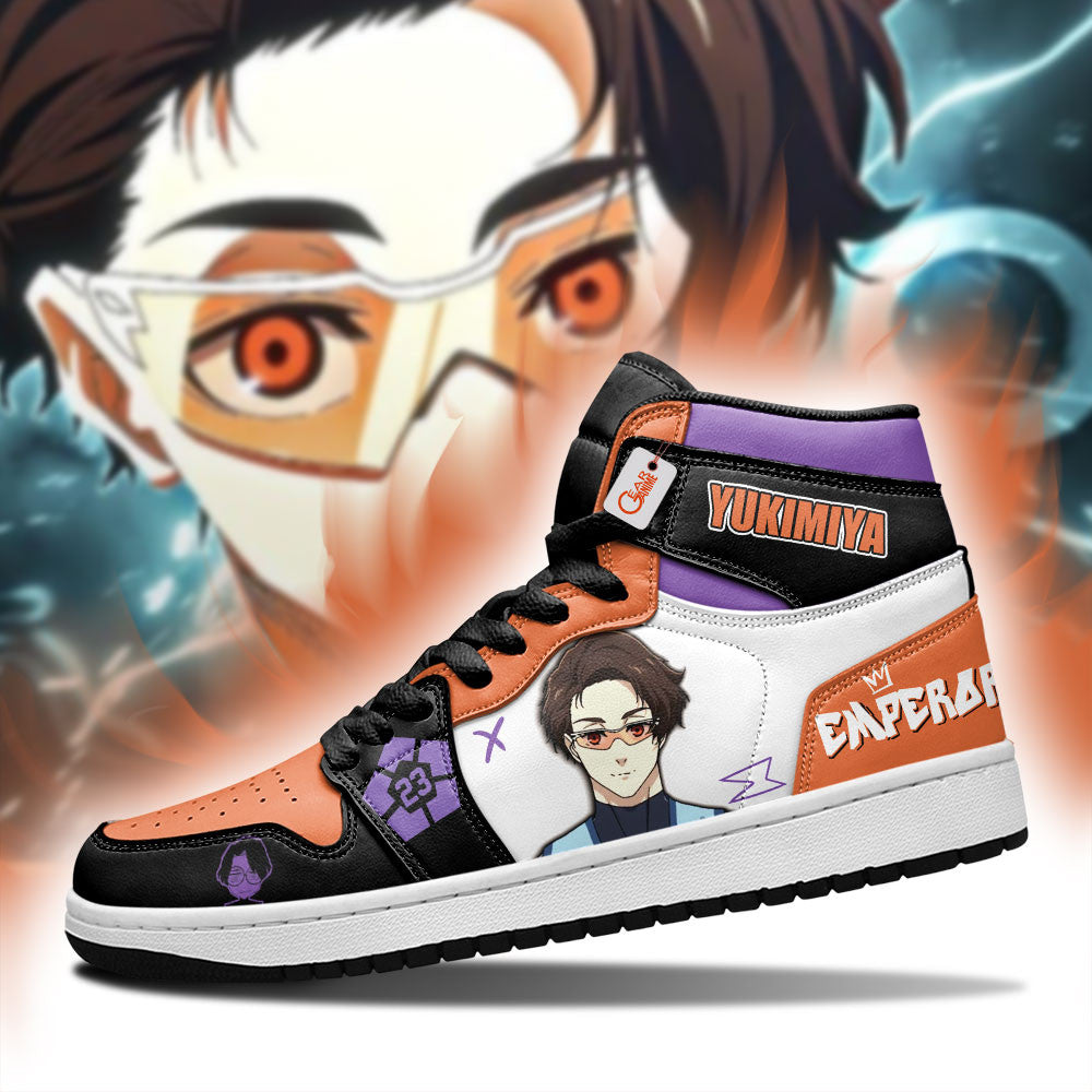 Kenyu Yukimiya Custom High-Top Sneakers - Personalized Name