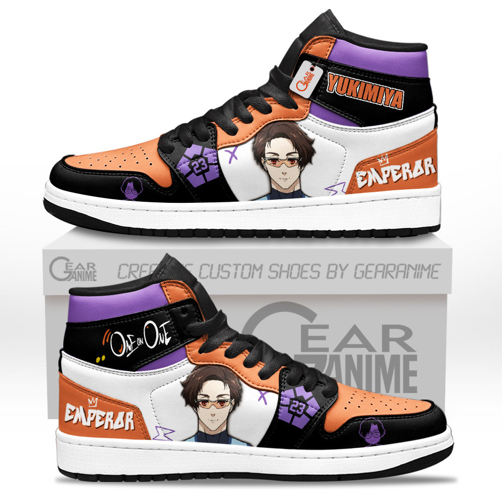 Kenyu Yukimiya Custom High-Top Sneakers - Personalized Name