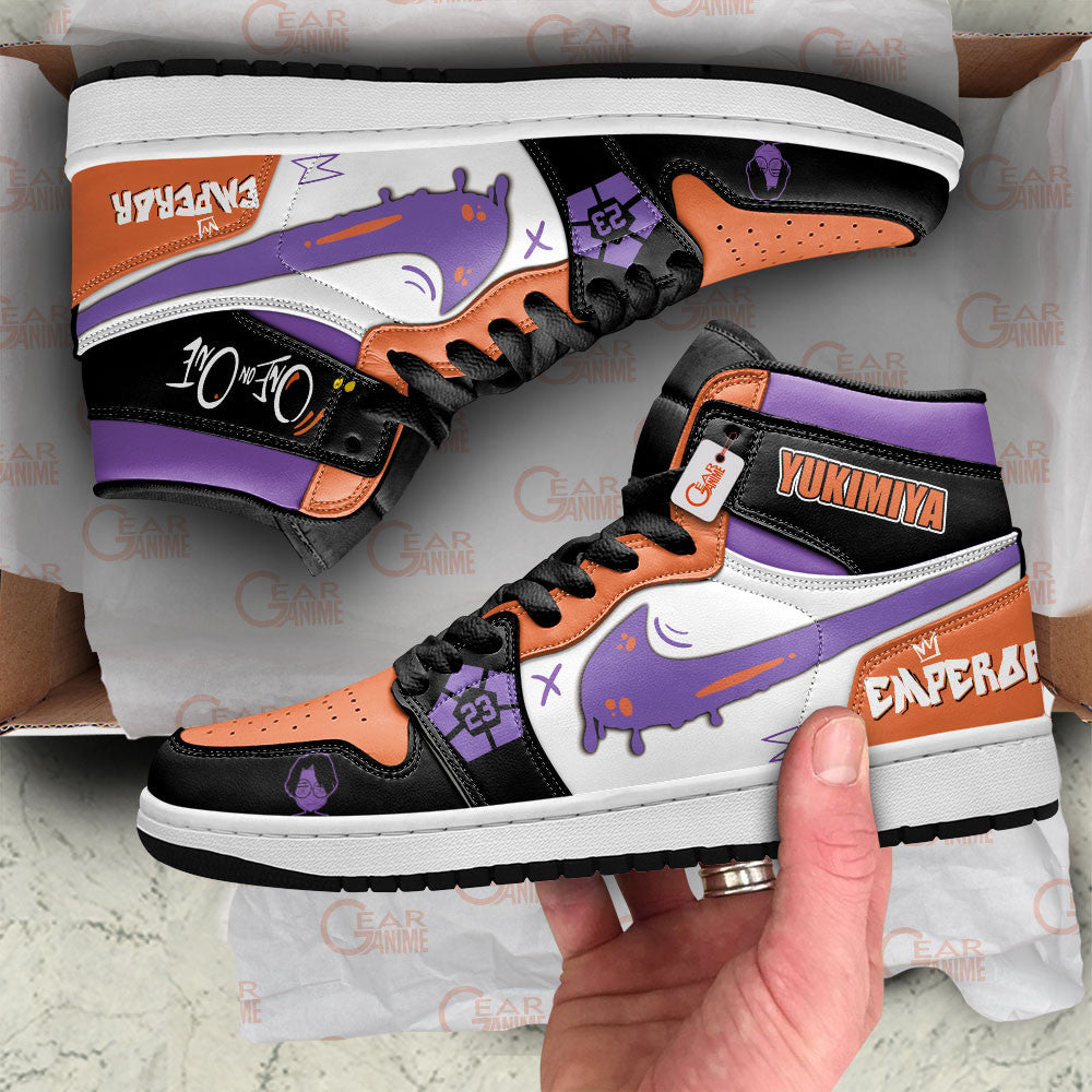 Kenyu Yukimiya Custom High-Top Sneakers 1-on-1 Emperor Style