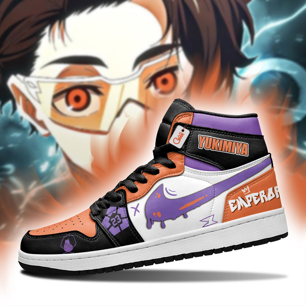 Kenyu Yukimiya Custom High-Top Sneakers 1-on-1 Emperor Style