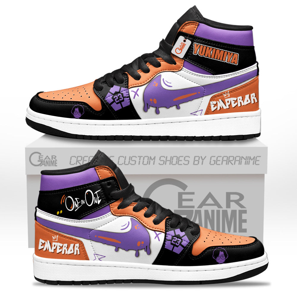 Kenyu Yukimiya Custom High-Top Sneakers 1-on-1 Emperor Style