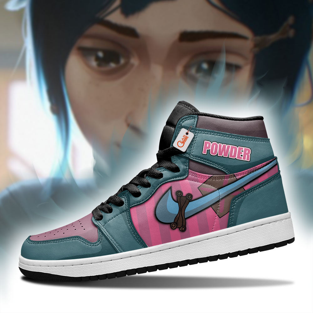 Arcane Jinx Powder High-Top Sneakers Custom