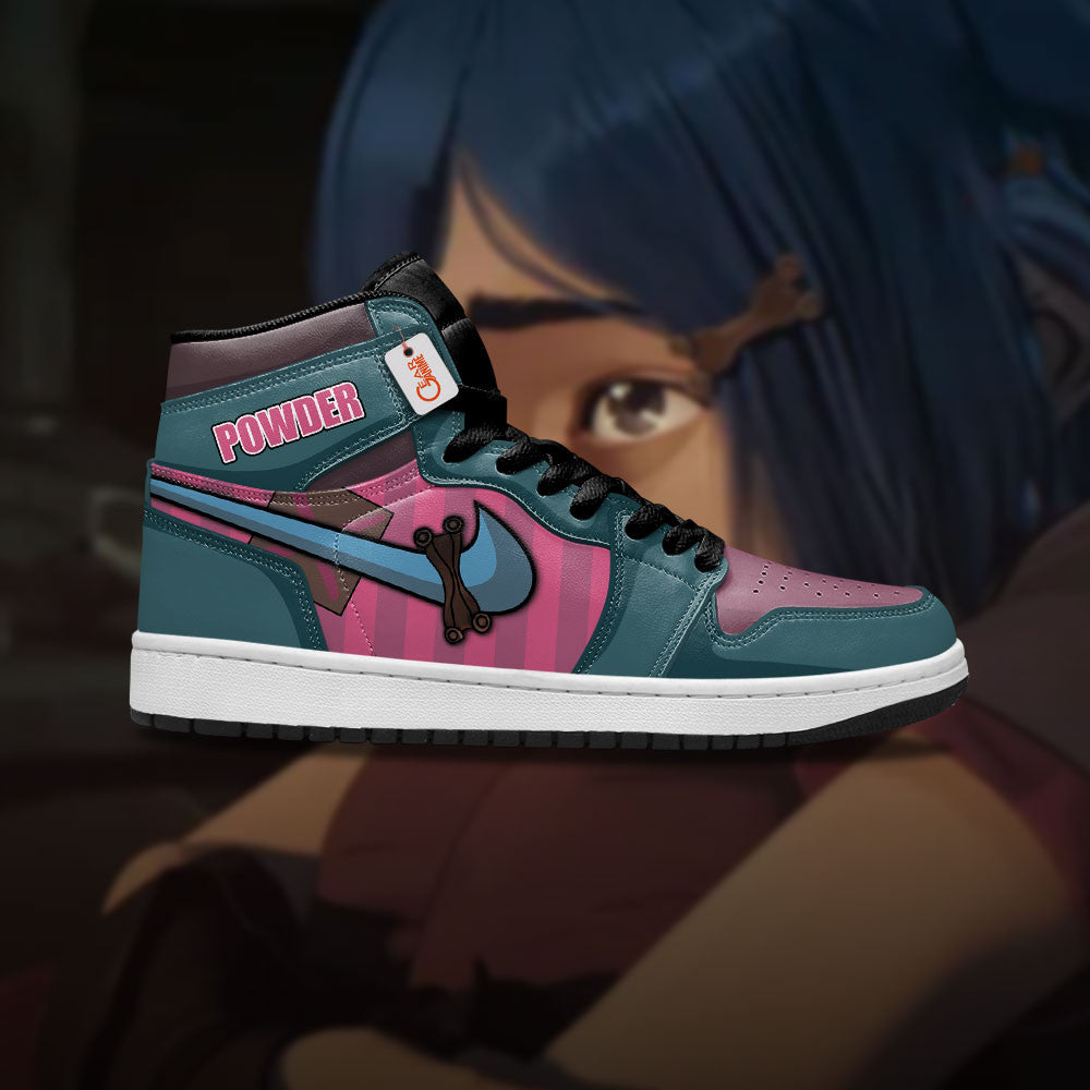 Arcane Jinx Powder High-Top Sneakers Custom