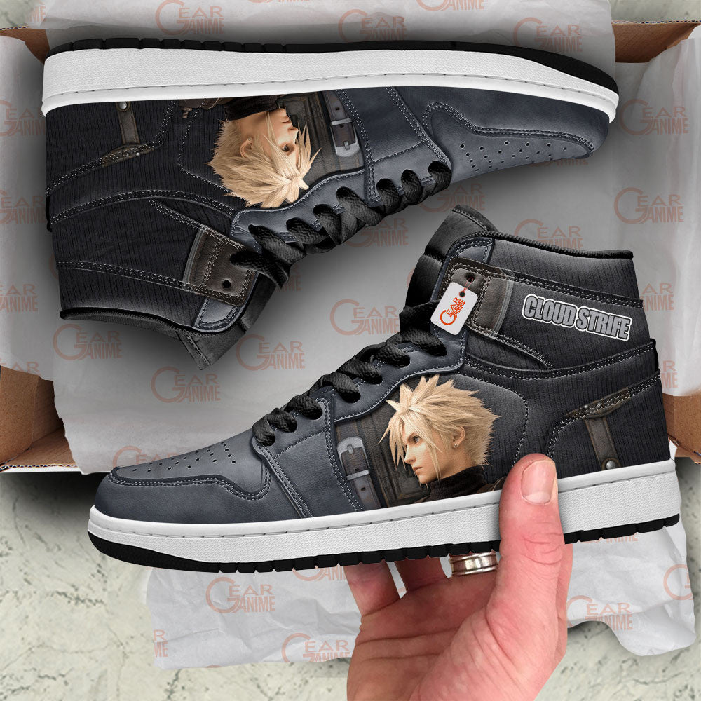 Cloud Strife High-Top Sneakers Custom Games Collection