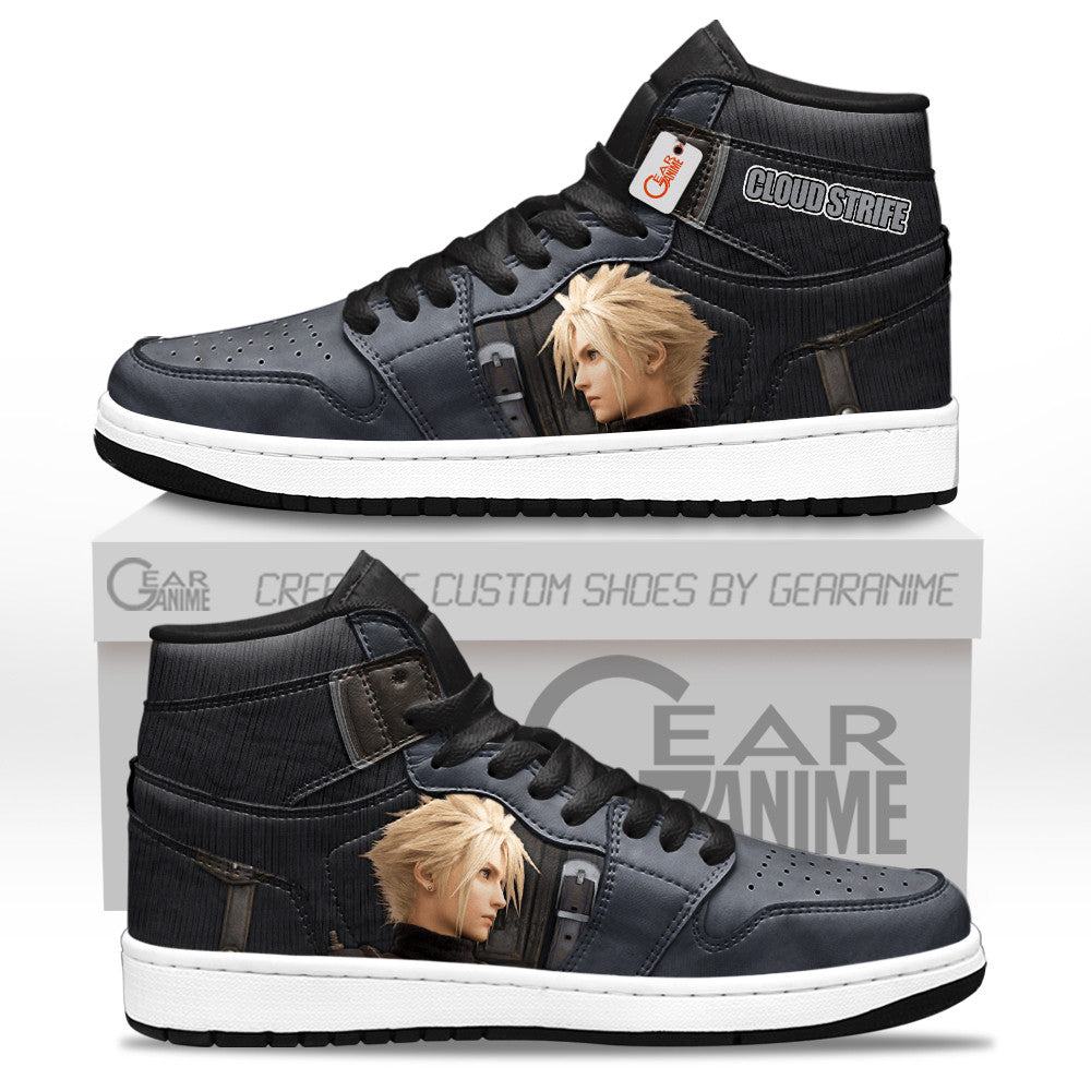 Cloud Strife High-Top Sneakers Custom Games Collection