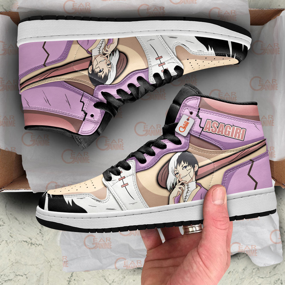 Gen Asagiri Custom High-Top Sneakers - Personalized Name