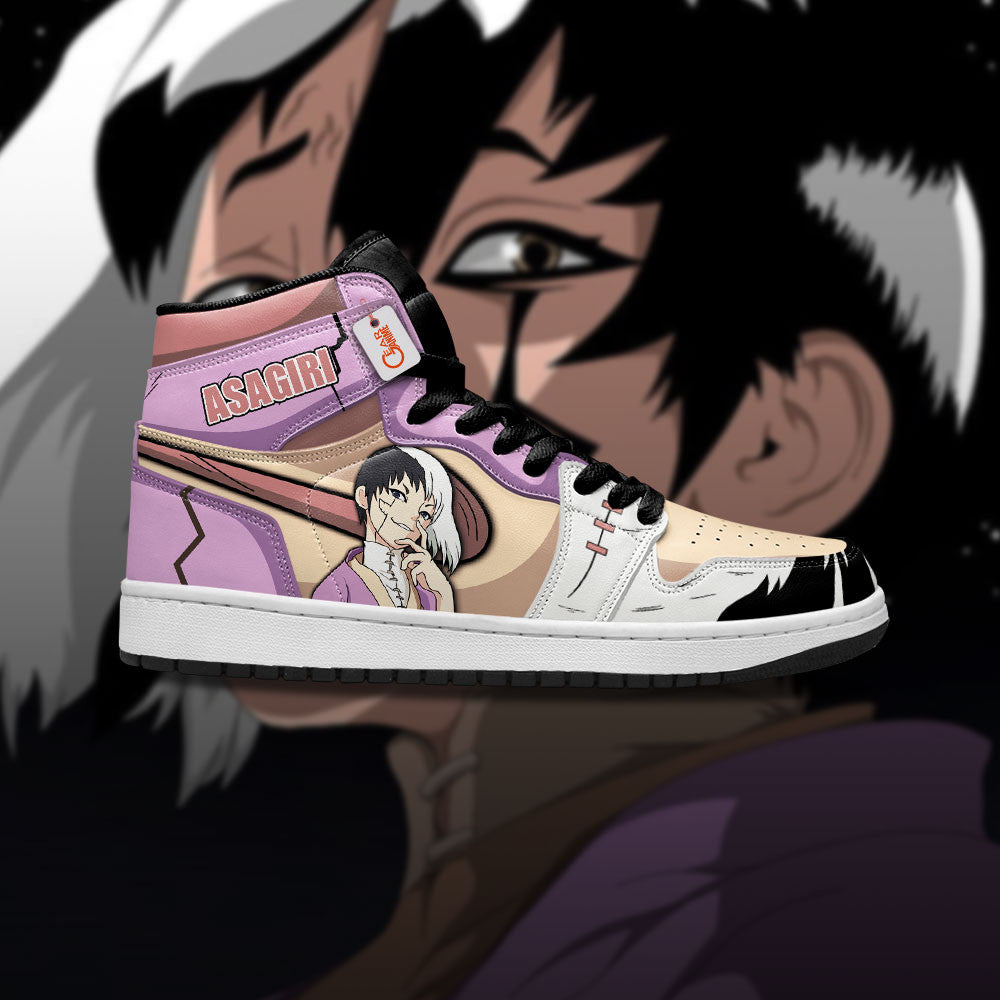 Gen Asagiri Custom High-Top Sneakers - Personalized Name