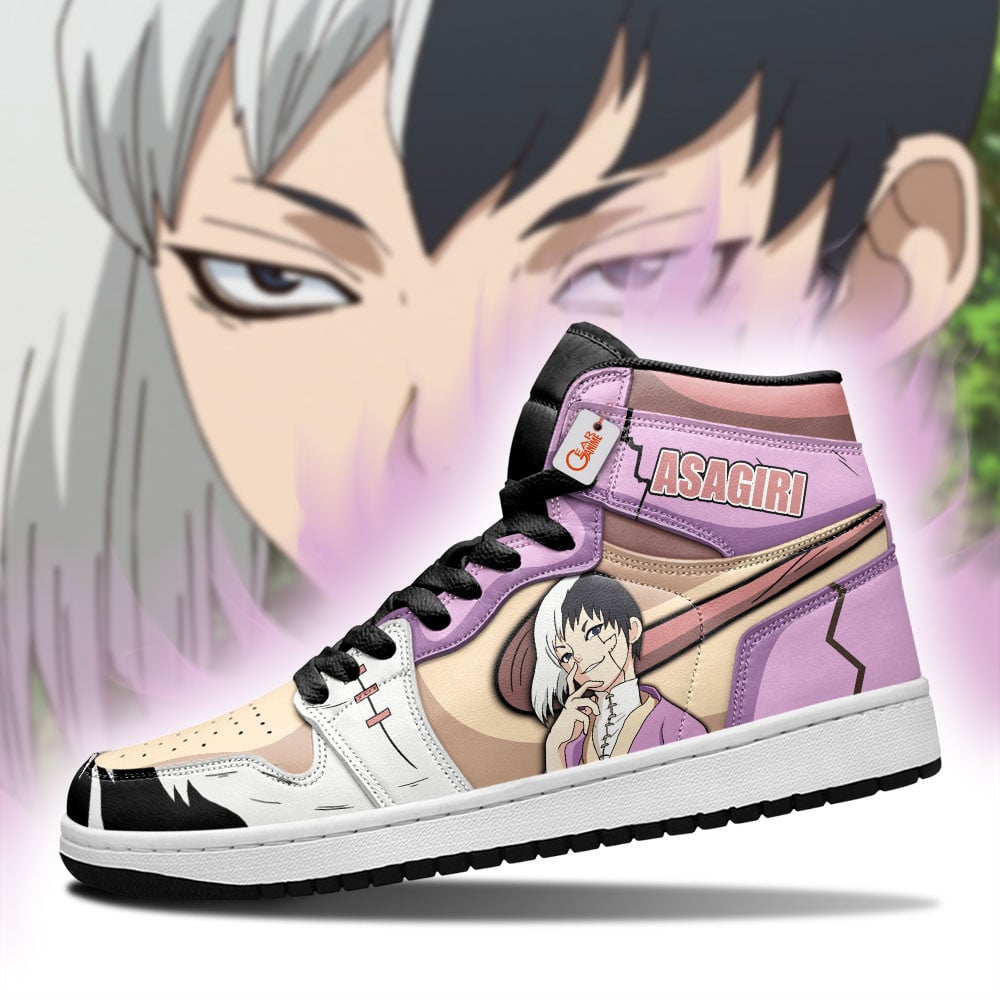 Gen Asagiri Custom High-Top Sneakers - Personalized Name