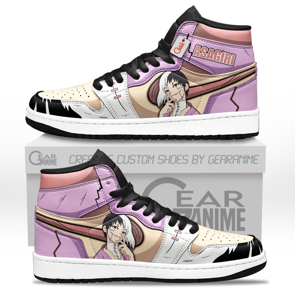 Gen Asagiri Custom High-Top Sneakers - Personalized Name