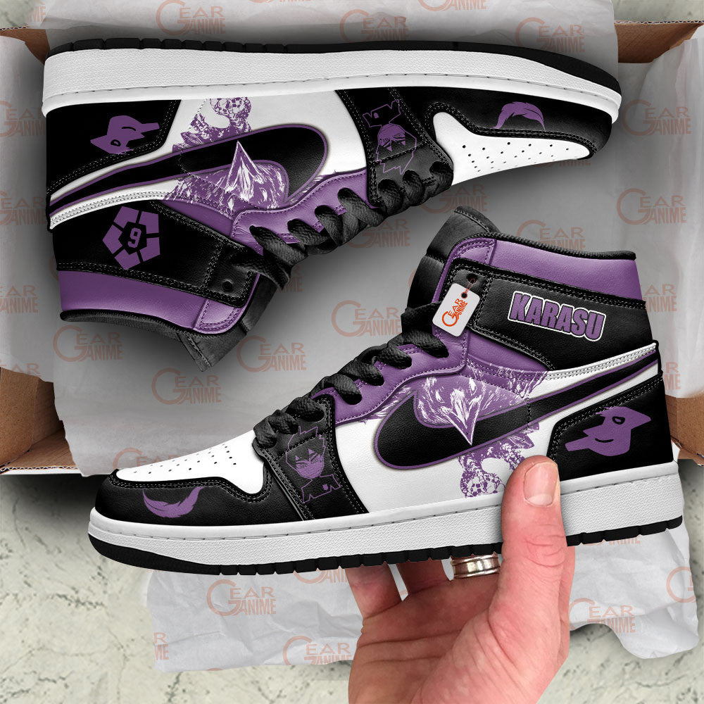 Tabito Karasu High-Top Sneakers Crow Custom Name