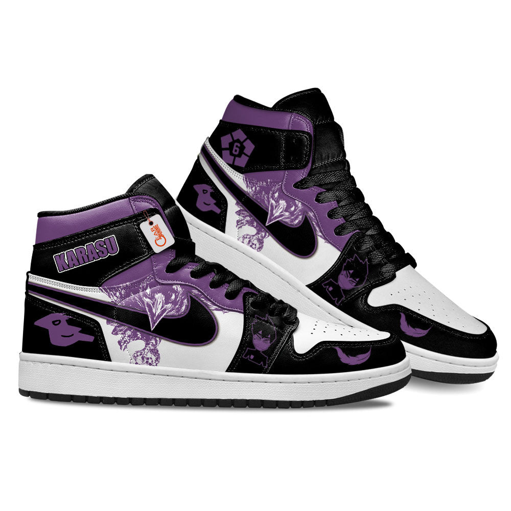 Tabito Karasu High-Top Sneakers Crow Custom Name