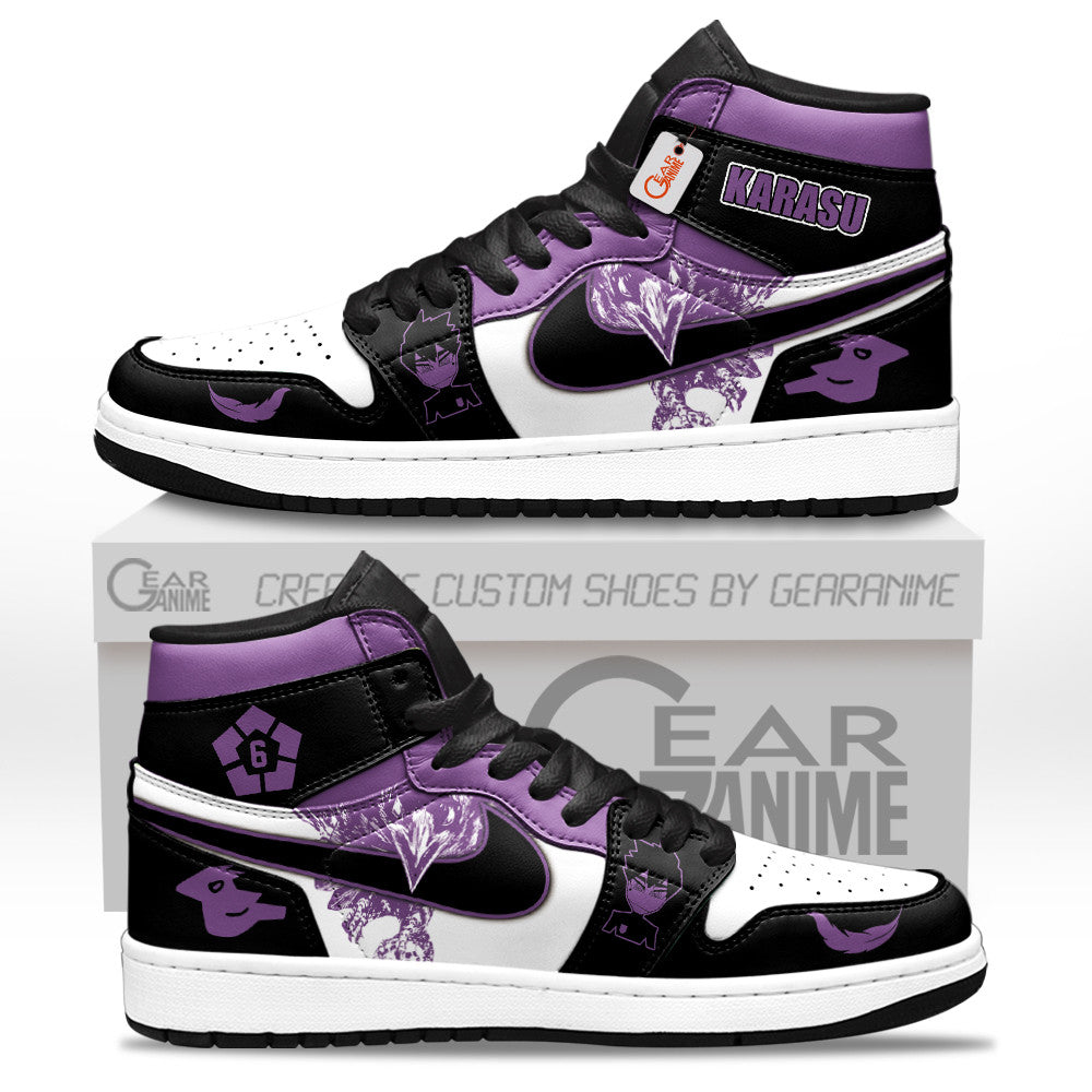 Tabito Karasu High-Top Sneakers Crow Custom Name