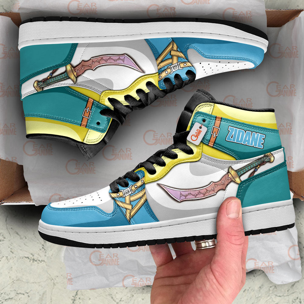Zidane Tribal High-Top Sneakers Custom For Gamer