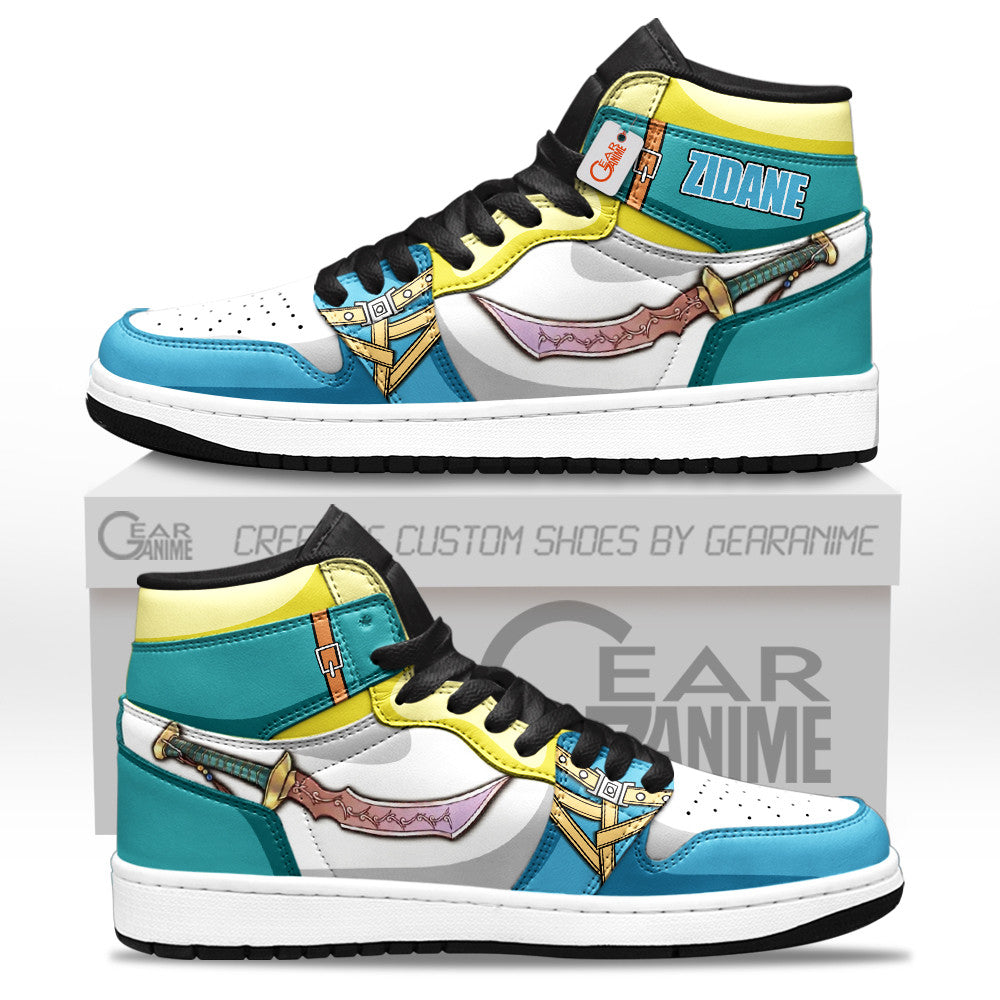 Zidane Tribal High-Top Sneakers Custom For Gamer