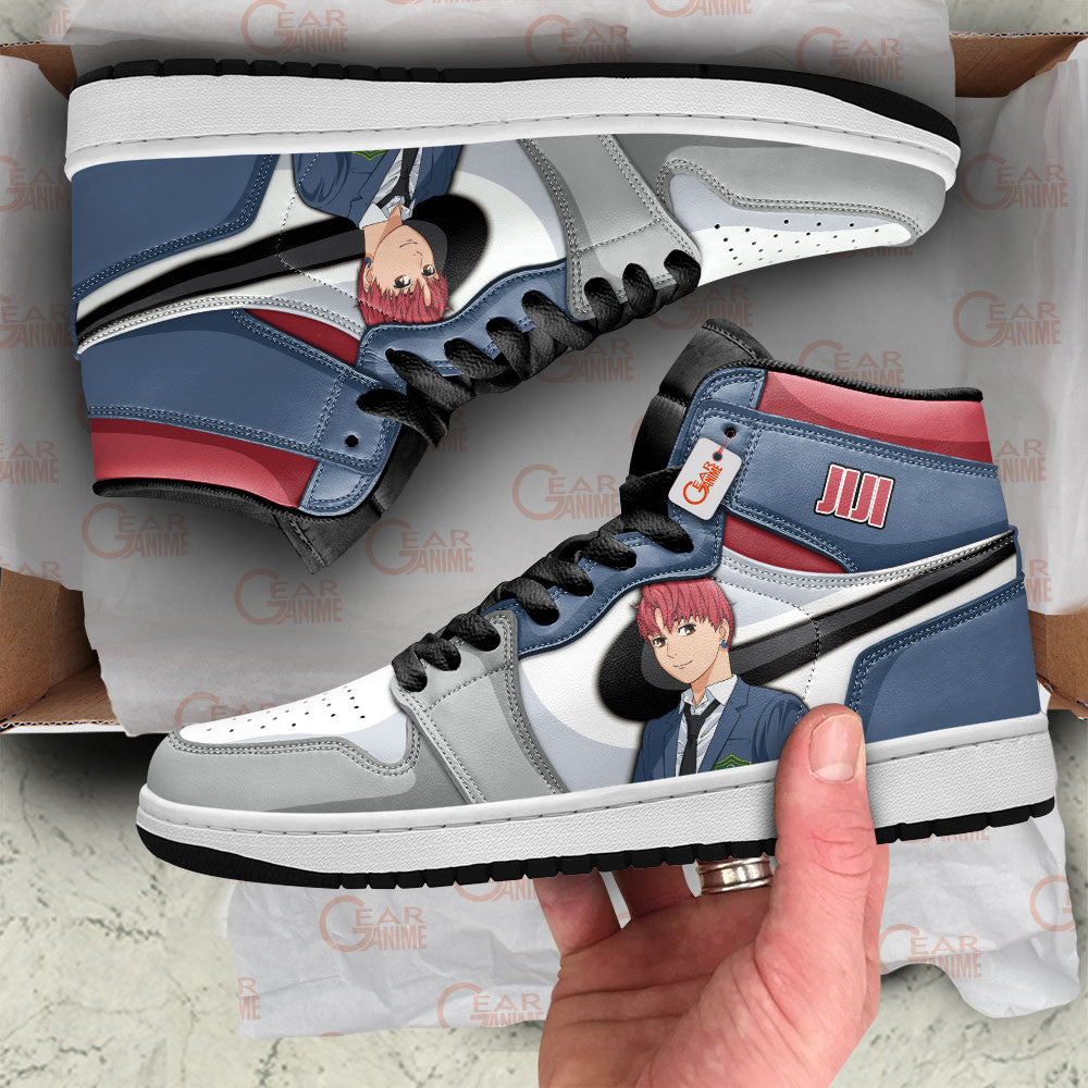 Jiji Jin Enjoji Custom High-Top Sneakers - Personalized Name