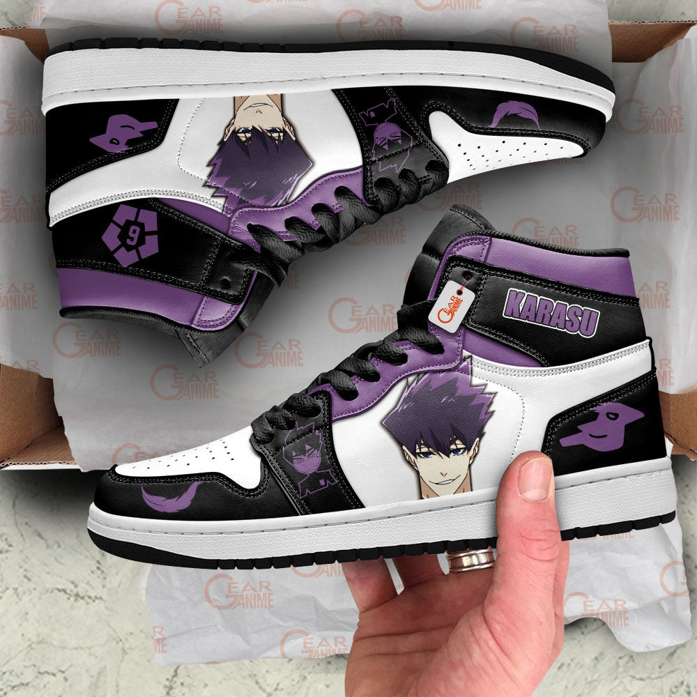 Tabito Karasu Custom High-Top Sneakers - Personalized Name