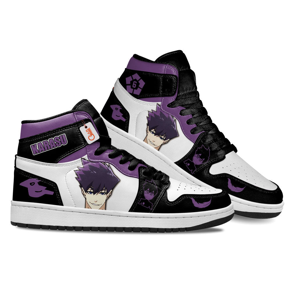 Tabito Karasu Custom High-Top Sneakers - Personalized Name