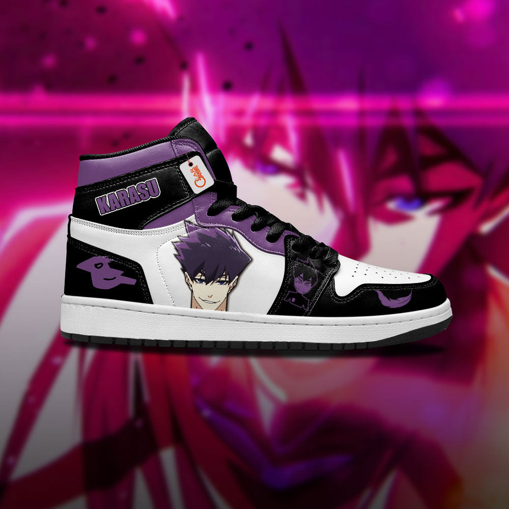 Tabito Karasu Custom High-Top Sneakers - Personalized Name