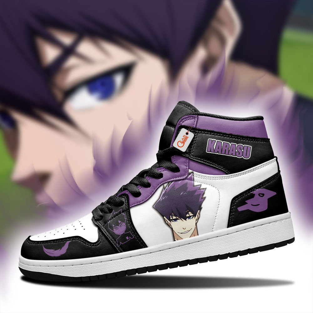 Tabito Karasu Custom High-Top Sneakers - Personalized Name