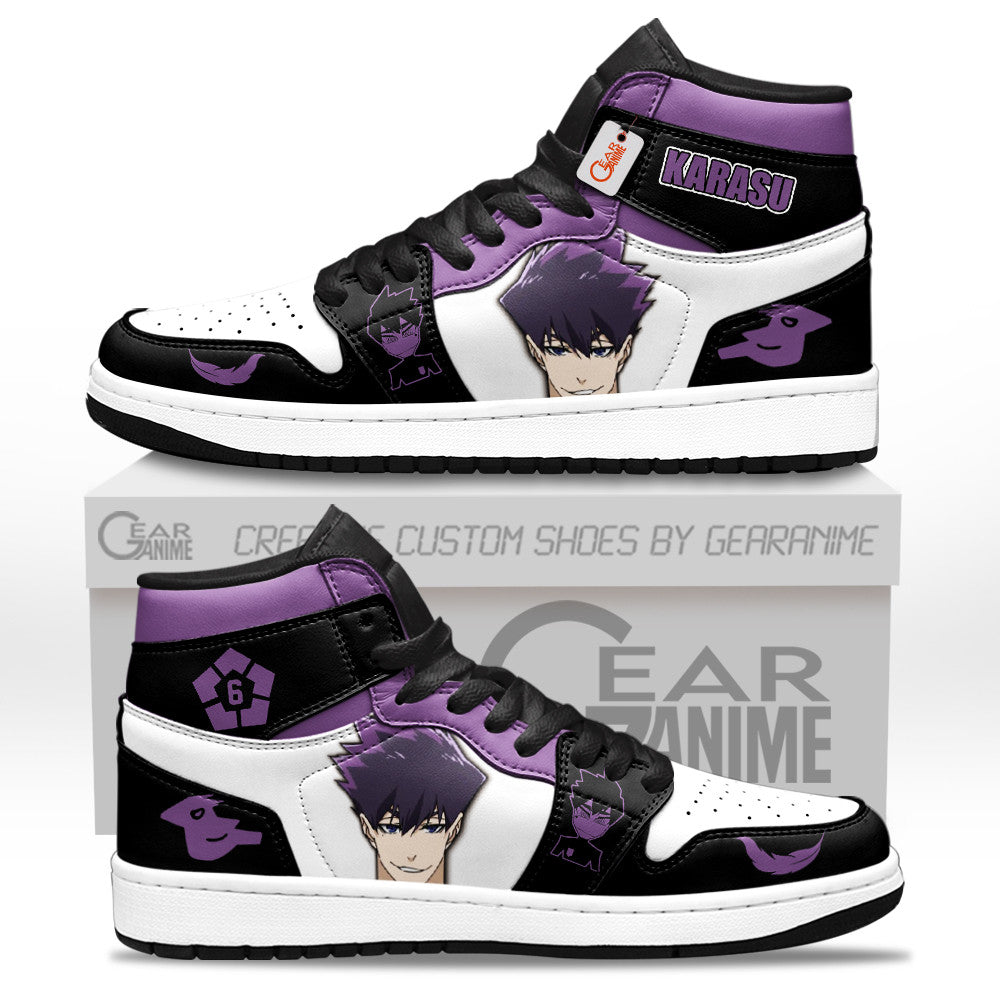 Tabito Karasu Custom High-Top Sneakers - Personalized Name