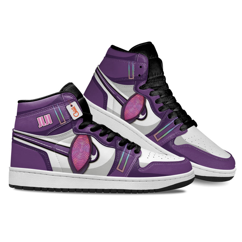 Jiji's Evil Eye Custom High-Top Sneakers - Personalized Name
