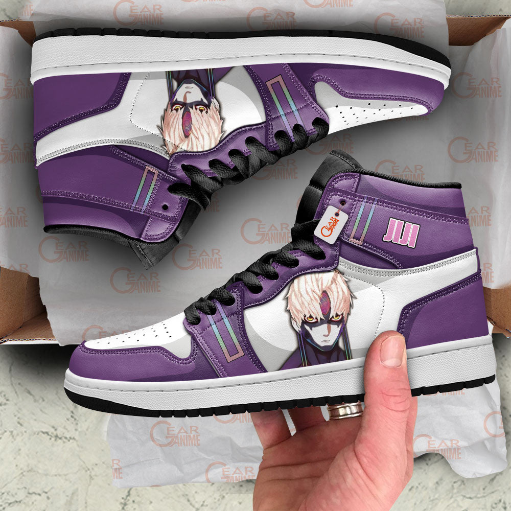 Jiji Evil Eye Custom High-Top Sneakers - Personalized Name