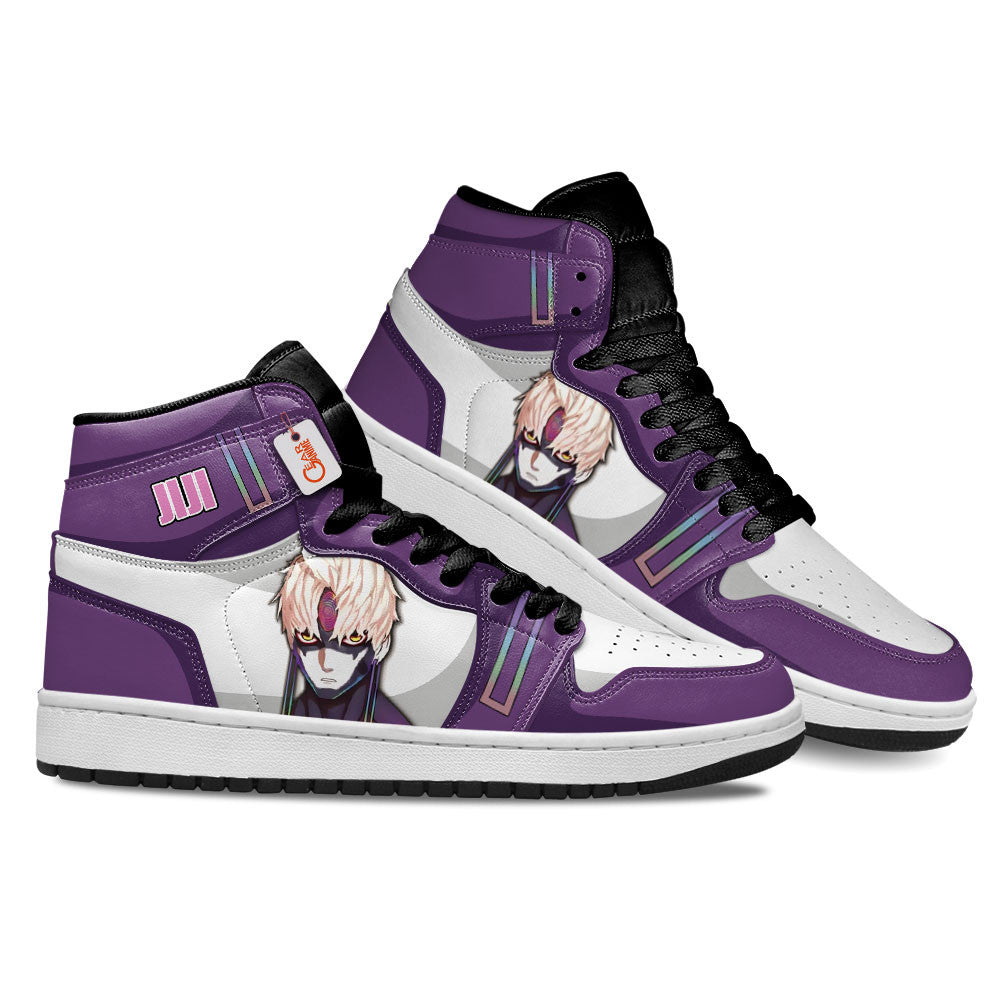 Jiji Evil Eye Custom High-Top Sneakers - Personalized Name