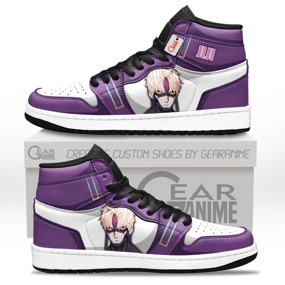 Jiji Evil Eye Custom High-Top Sneakers - Personalized Name