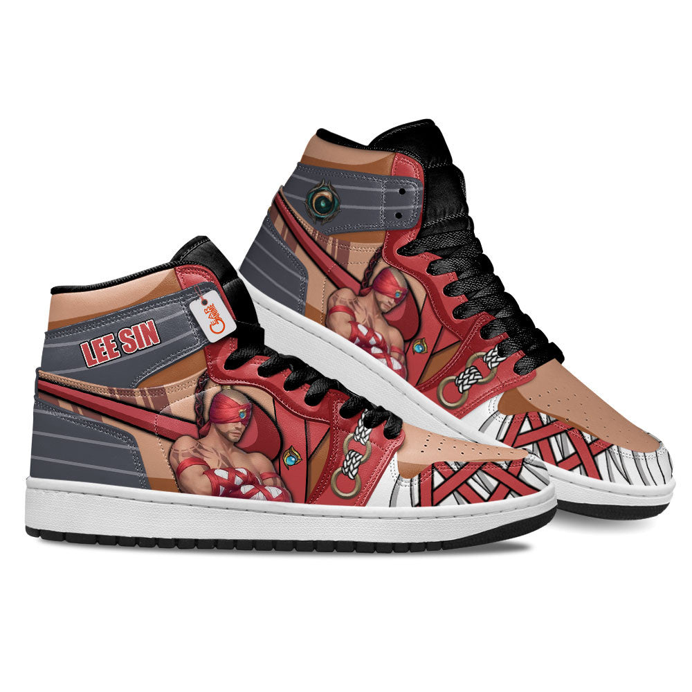 Lee Sin High-Top Sneakers Custom Game LoL Esport Custom Name