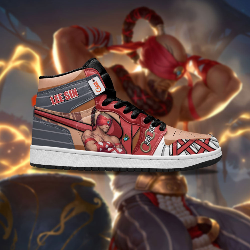 Lee Sin High-Top Sneakers Custom Game LoL Esport Custom Name