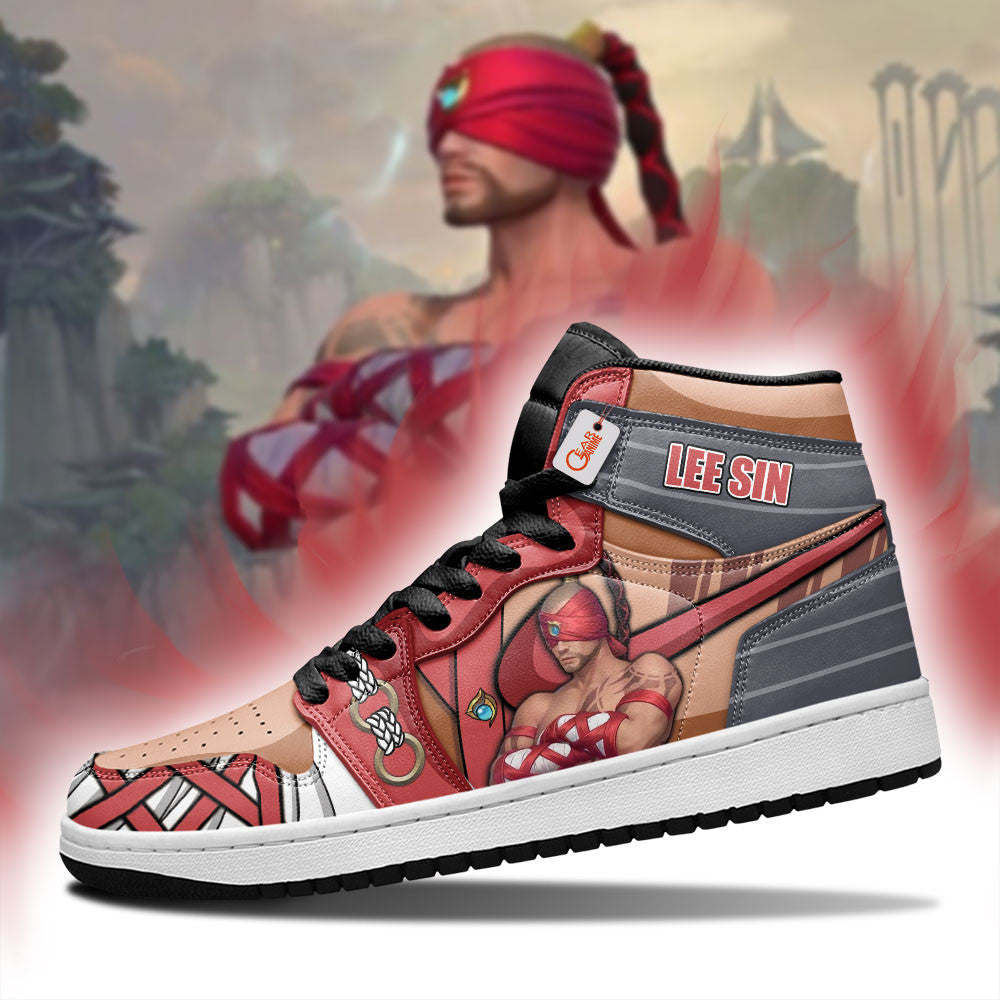 Lee Sin High-Top Sneakers Custom Game LoL Esport Custom Name
