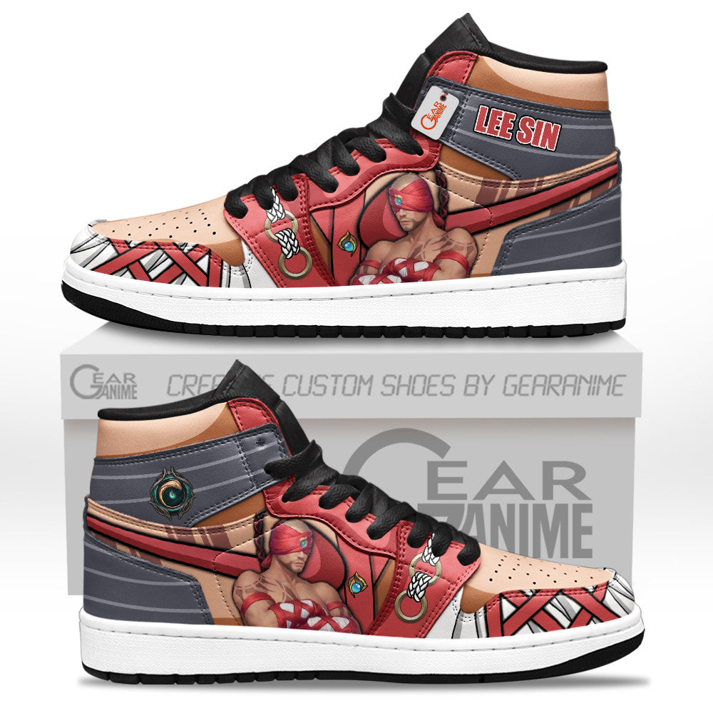Lee Sin High-Top Sneakers Custom Game LoL Esport Custom Name
