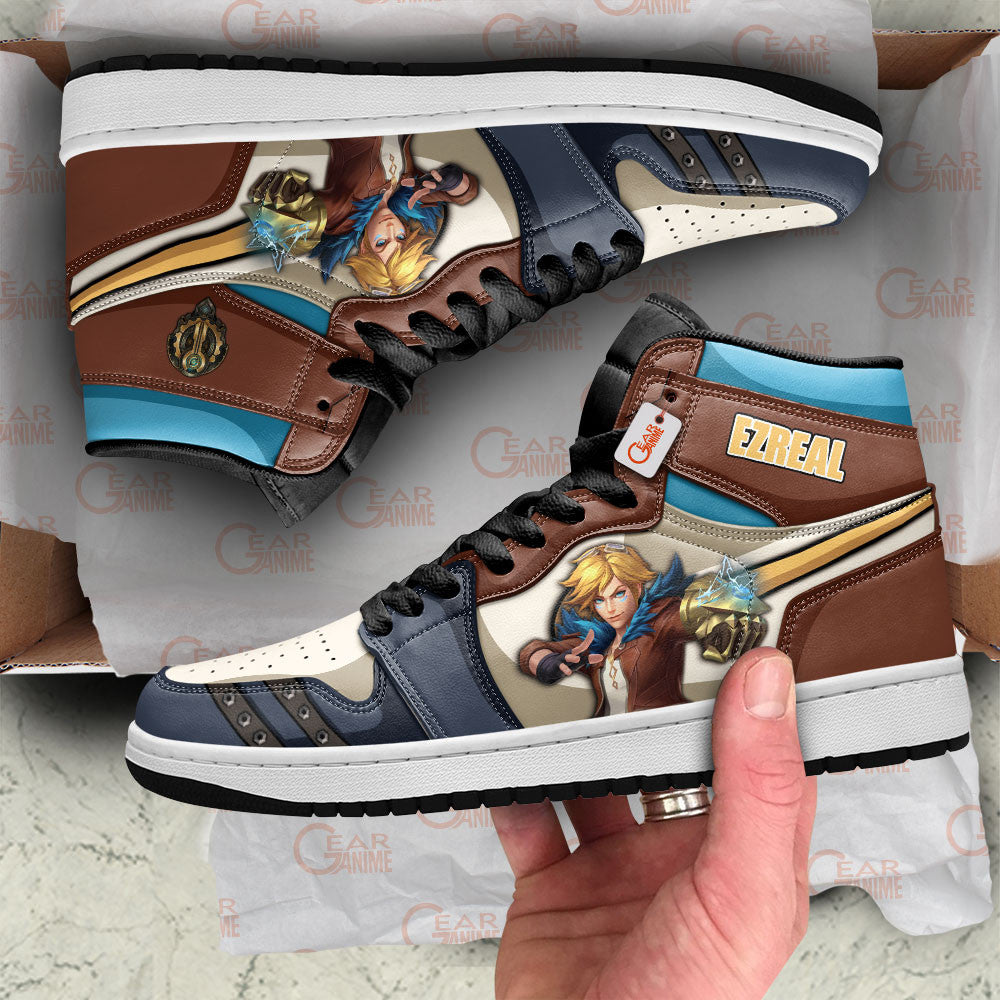 Ezreal High-Top Sneakers Custom Game LoL Esport Custom Name