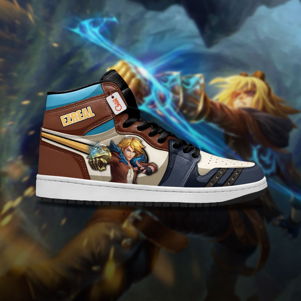 Ezreal High-Top Sneakers Custom Game LoL Esport Custom Name