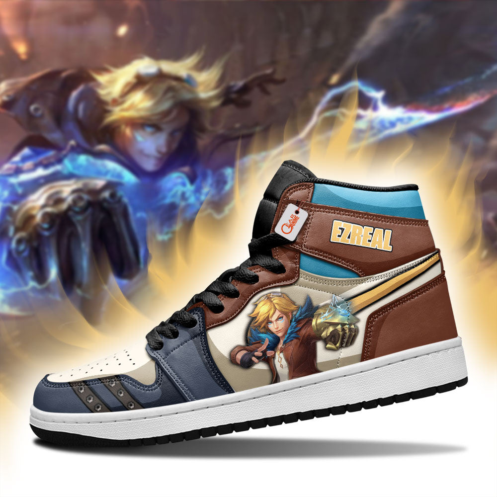 Ezreal High-Top Sneakers Custom Game LoL Esport Custom Name