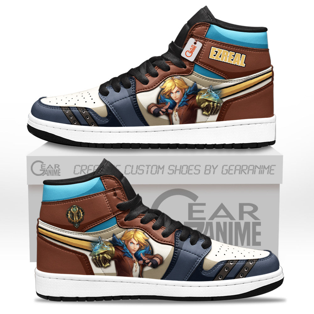 Ezreal High-Top Sneakers Custom Game LoL Esport Custom Name