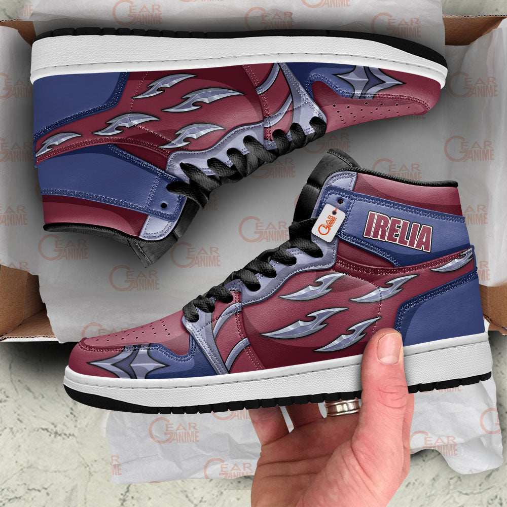 The blades Irelia High-Top Sneakers Custom LoL Esport Custom Name