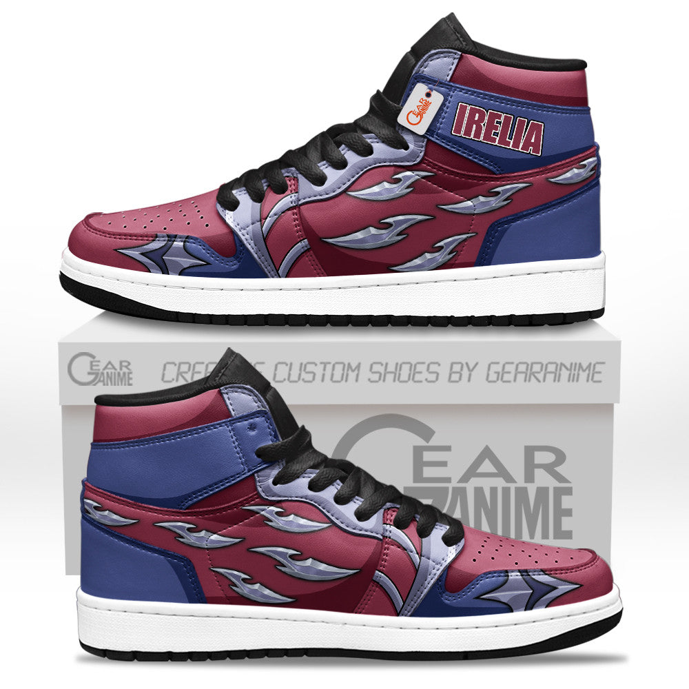 The blades Irelia High-Top Sneakers Custom LoL Esport Custom Name