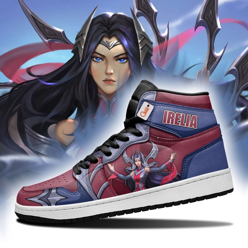 Irelia High-Top Sneakers Custom Game LoL Esport Custom Name