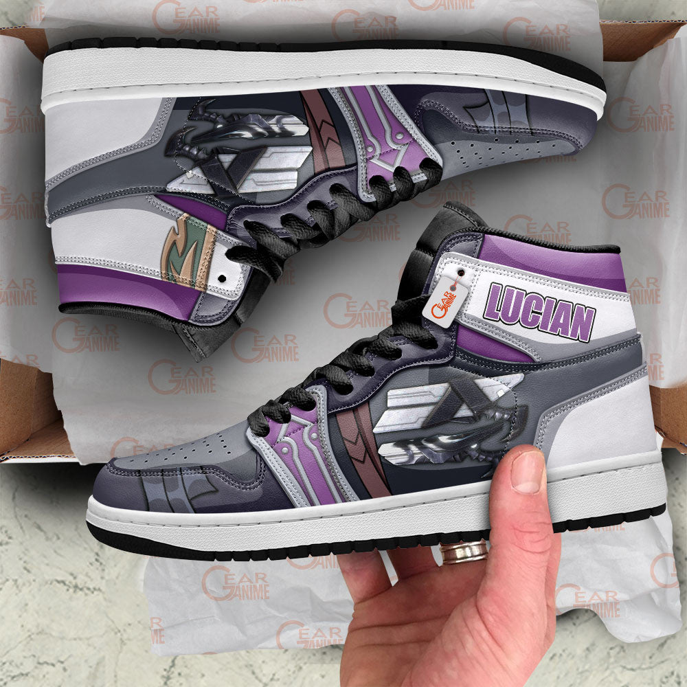 Lucian High-Top Sneakers Custom Game LoL Esport Custom Name