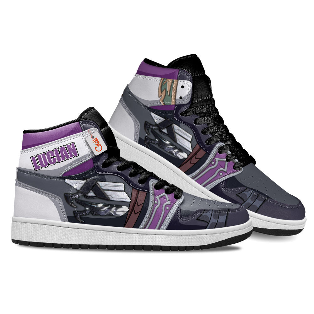Lucian High-Top Sneakers Custom Game LoL Esport Custom Name
