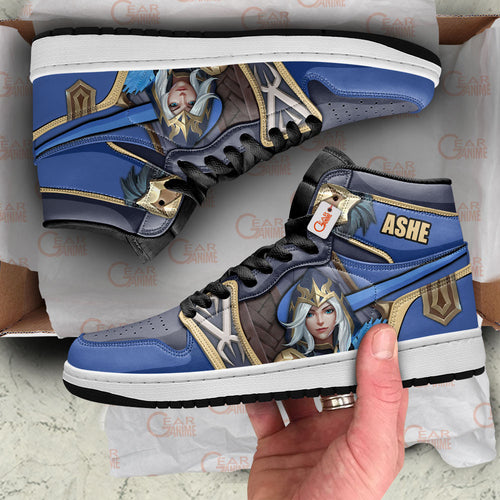 Ashe High-Top Sneakers Custom Game LoL Esport Custom Name