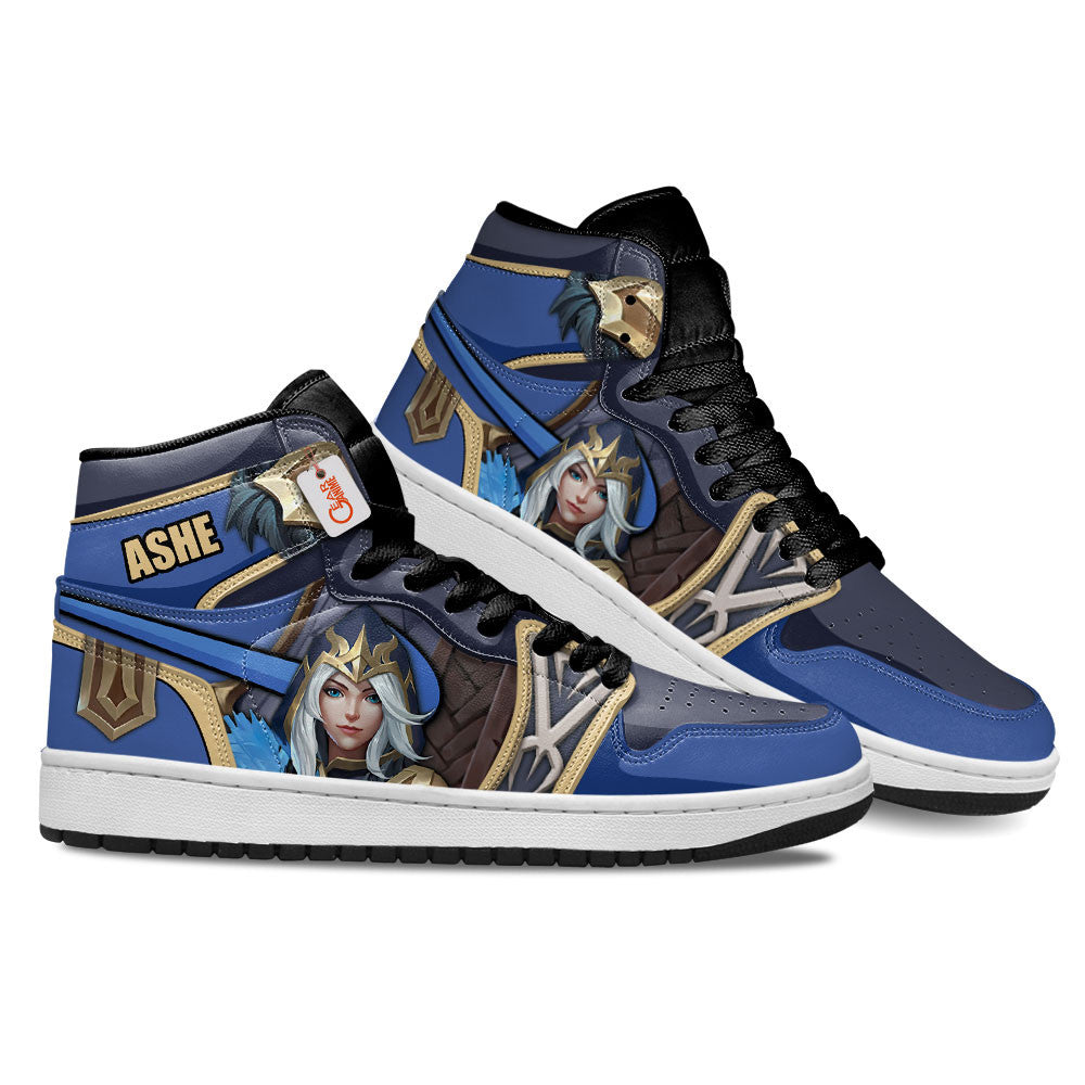 Ashe High-Top Sneakers Custom Game LoL Esport Custom Name