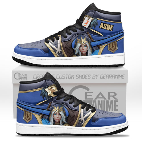 Ashe High-Top Sneakers Custom Game LoL Esport Custom Name