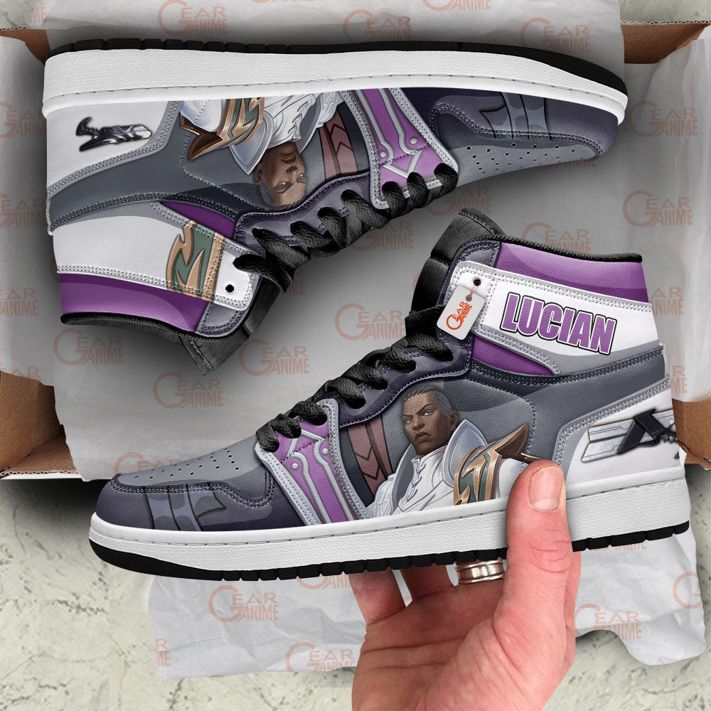 Lucian High-Top Sneakers Custom LoL Esport Custom Name